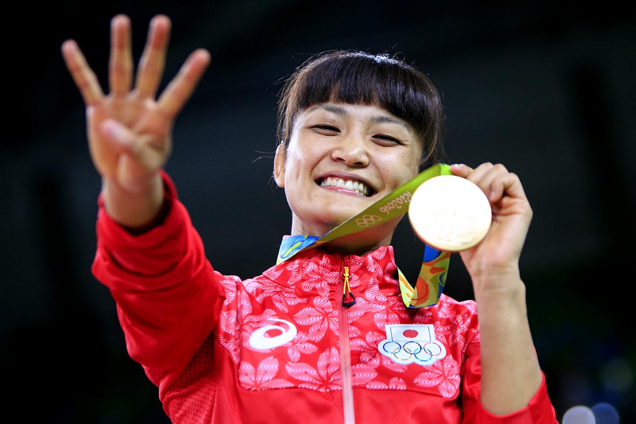 Japan's Kaori Icho FirstEver Wrestler to Win Four Olympic Golds